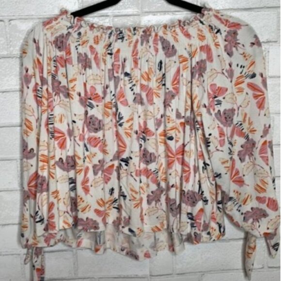 Free People Lexington Ivory Off the Shoulder Top - Picture 7 of 10